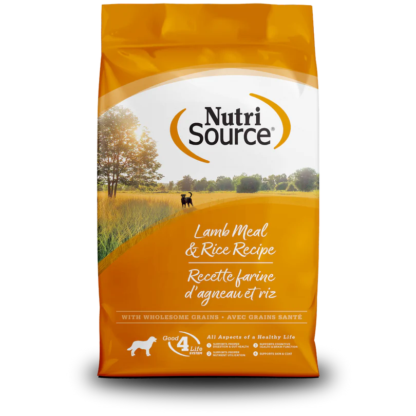 NutriSource Lamb Meal & Rice Recipe 12 LB